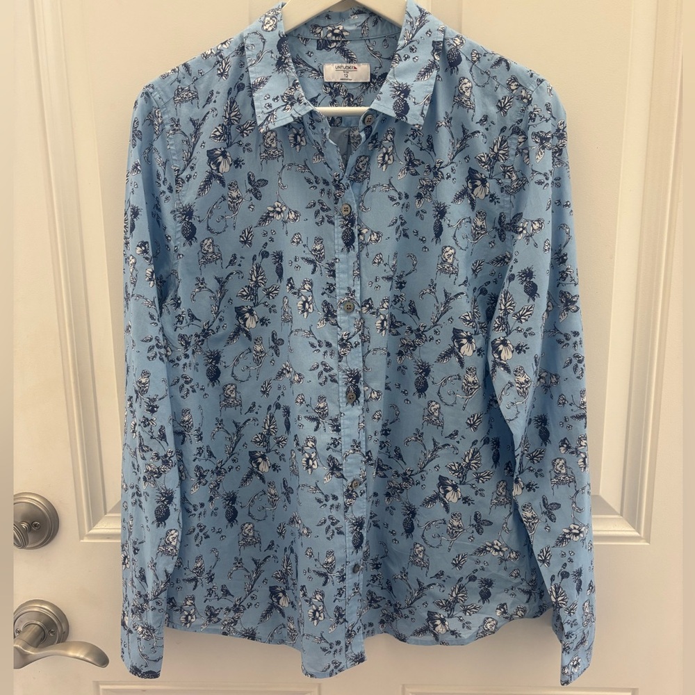 Untuck It Button Front Blouse 12